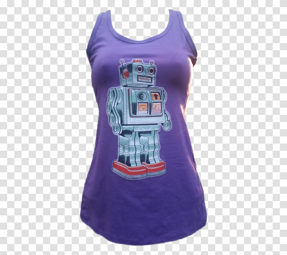 Active Tank, Apparel, Robot, Shirt Transparent Png