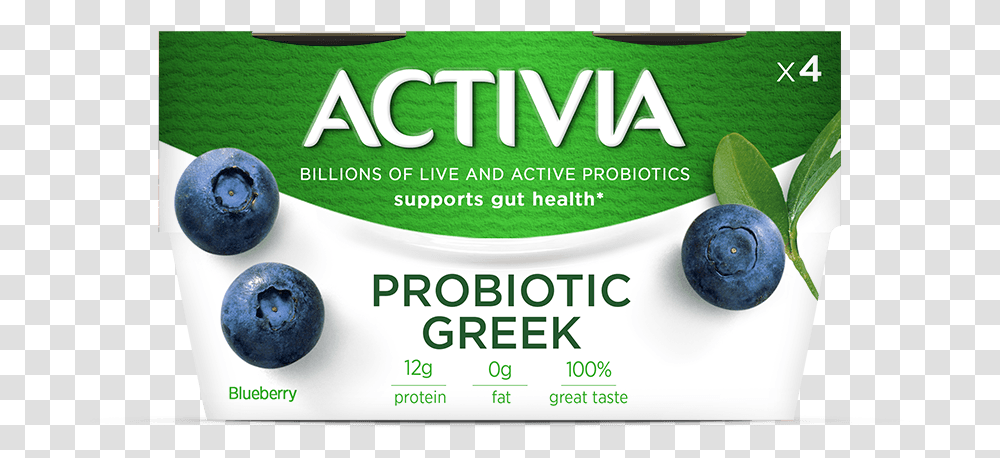 Activia Greek Probiotic Blended Nonfat Yogurt Blueberry Activia, Plant, Fruit, Food, Sphere Transparent Png