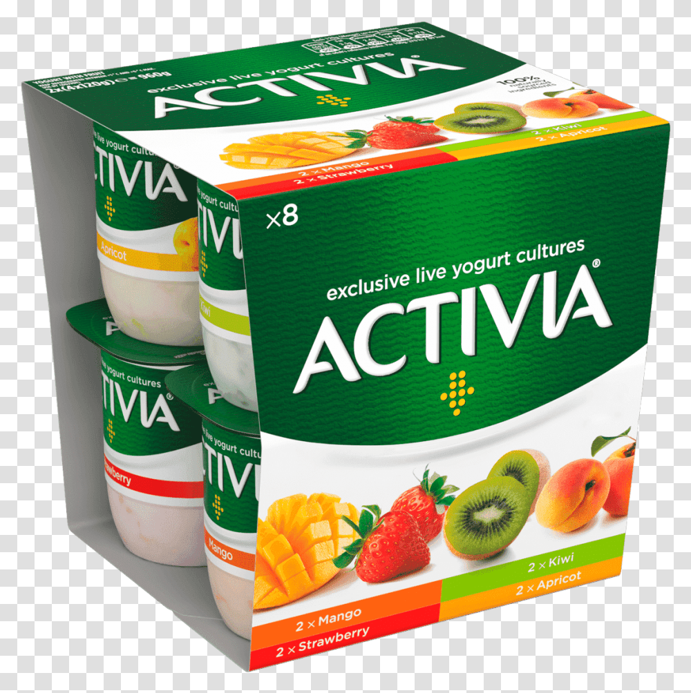 Activia No Added Sugar, Plant, Strawberry, Fruit, Food Transparent Png