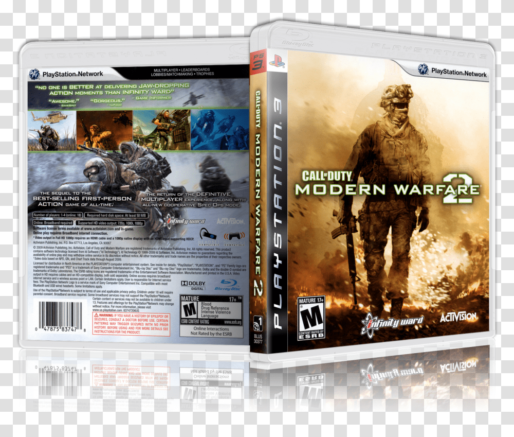 Activision Call Of Duty Modern Warfare 2 Platinum, Person, Human, Disk, Dvd Transparent Png