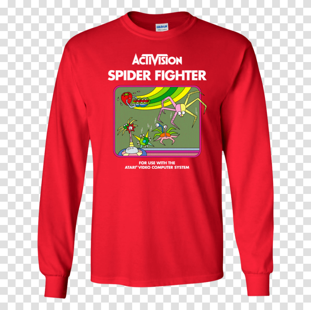 Activision Spiderfighter Spider Fighter Atari Cartridge, Sleeve, Apparel, Long Sleeve Transparent Png