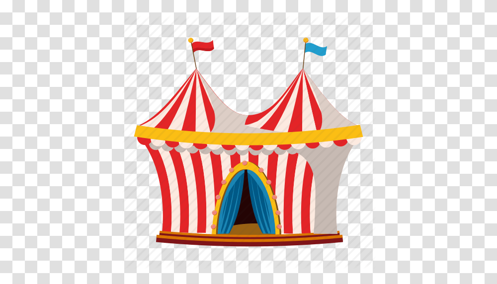 Activity Cartoon Circus Leisure Logo Outdoor Tent Icon, Leisure Activities, Flag Transparent Png