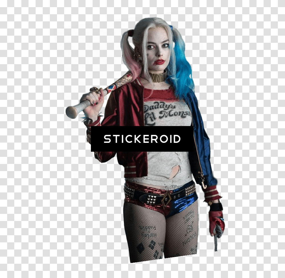 Actor Harley Hero Quinn, Costume, Person, Hair Transparent Png