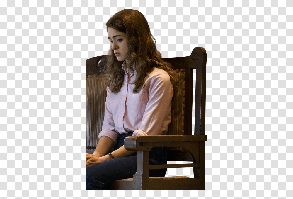 Actress Natalia Dyer Free Image Nancy Stranger Things Season, Furniture, Couch, Person, Chair Transparent Png