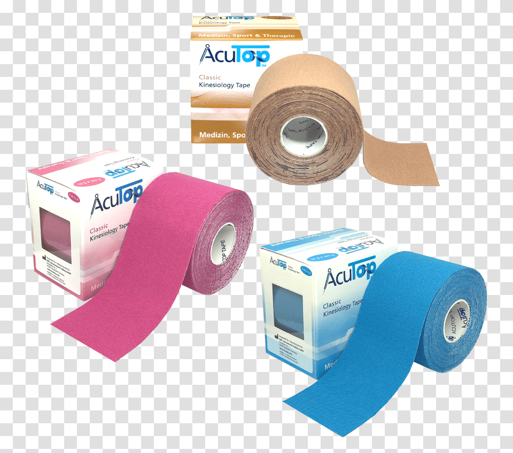 Acutop Classic Kinesiology Tape Acutop, Bandage, First Aid, Long Sleeve Transparent Png