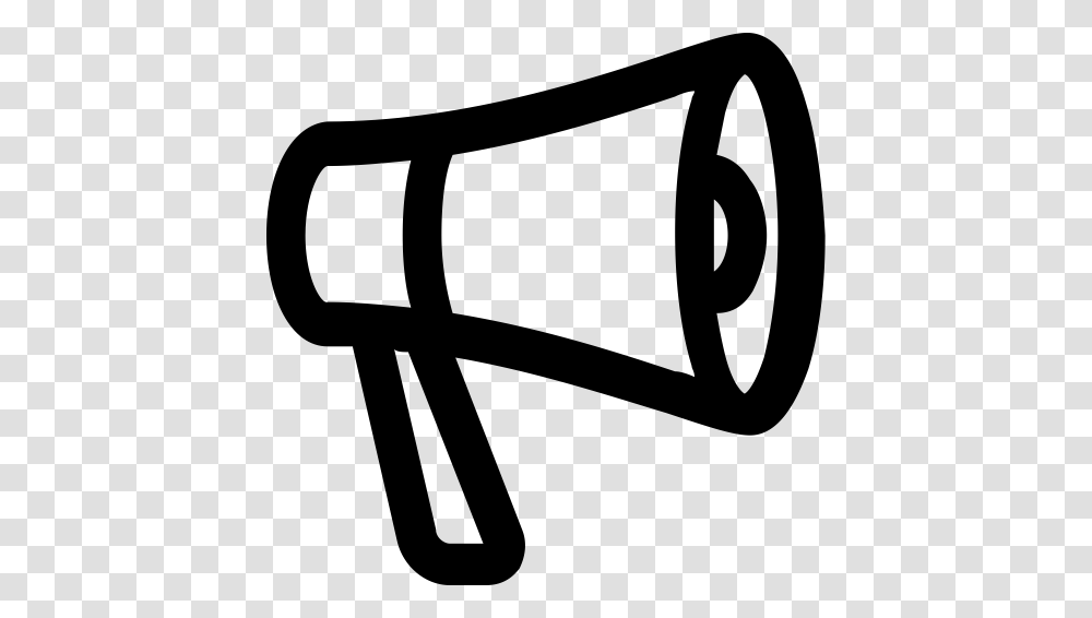 Ad Campaign Advertising Bullhorn Icon With And Vector Format, Gray, World Of Warcraft Transparent Png