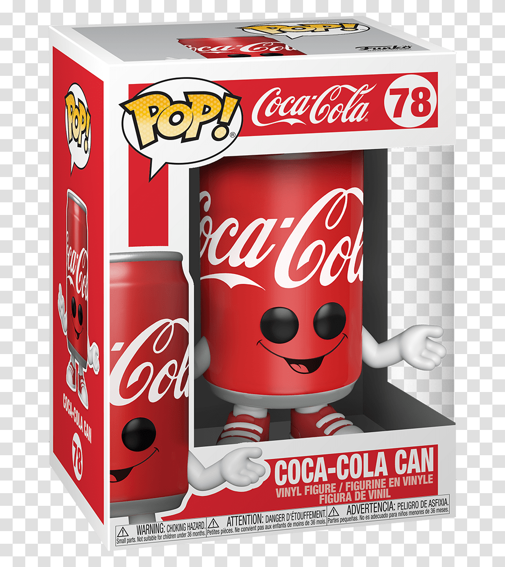 Ad Icons Coca Cola Coke Can Funko Pop 78 Coca Cola Funko Pop, Beverage, Drink, Soda, Tin Transparent Png