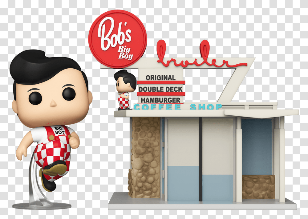 Ad Icons Shumi Toys Gifts Big Boy With Restaurant Funko Pop, Advertisement, Poster, Doll, Super Mario Transparent Png