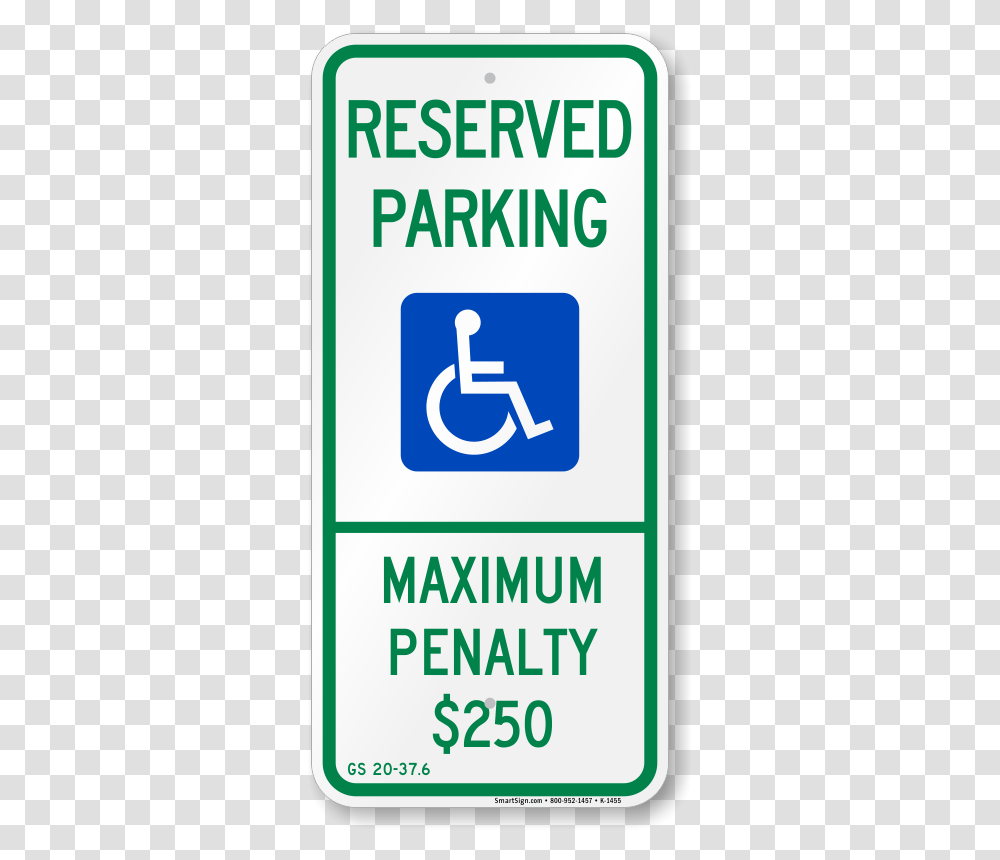 Ada Handicap Parking Sign, Road Sign Transparent Png