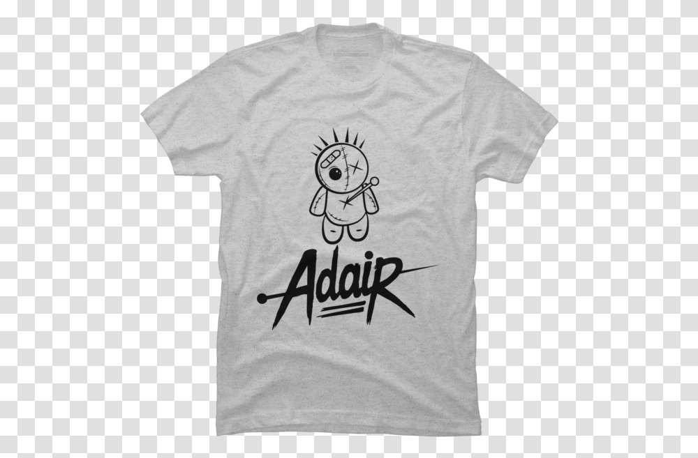 Adair Voodoo Doll And Font Logo Arabic T Shirt, Apparel, T-Shirt Transparent Png