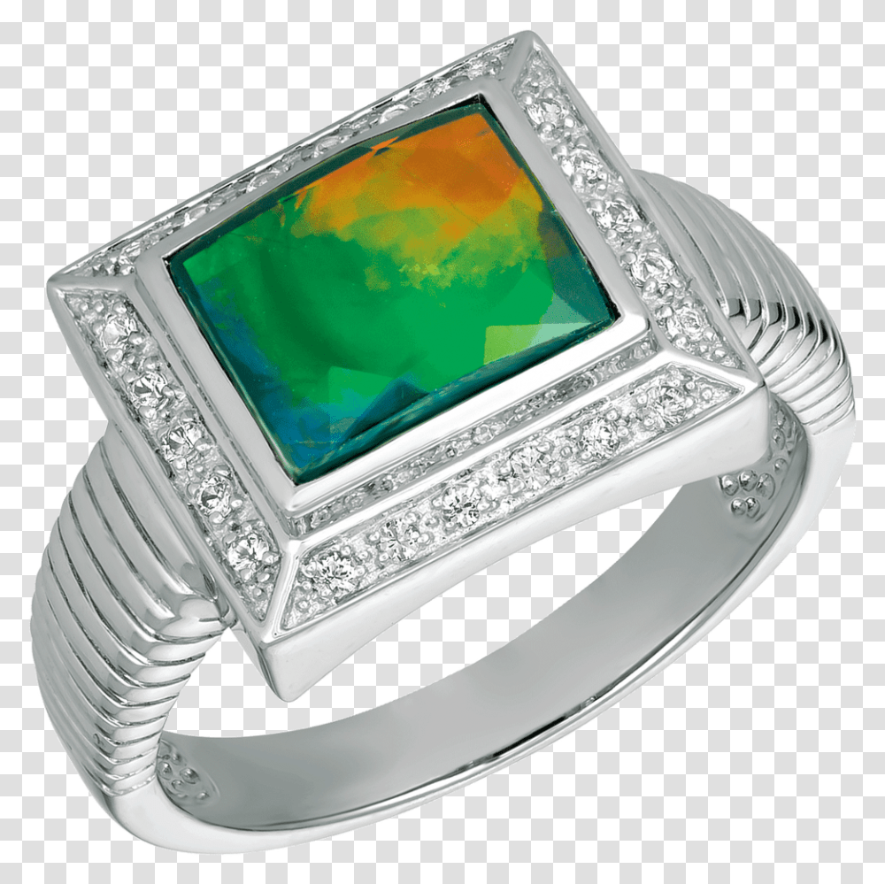 Adaline Sterling Silver Sapphire Ring By Korite Ammolite Engagement Ring, Jewelry, Accessories, Accessory, Diamond Transparent Png