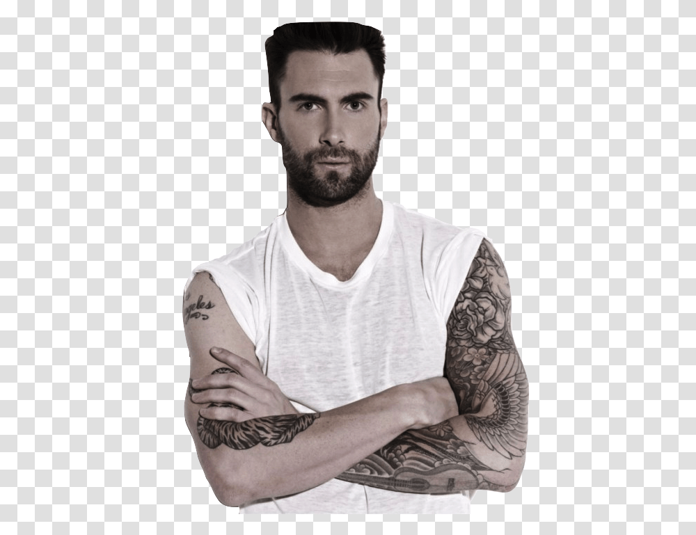 Adam Levine Adam Levine Sleeve Tattoo, Skin, Person, Human, Face Transparent Png