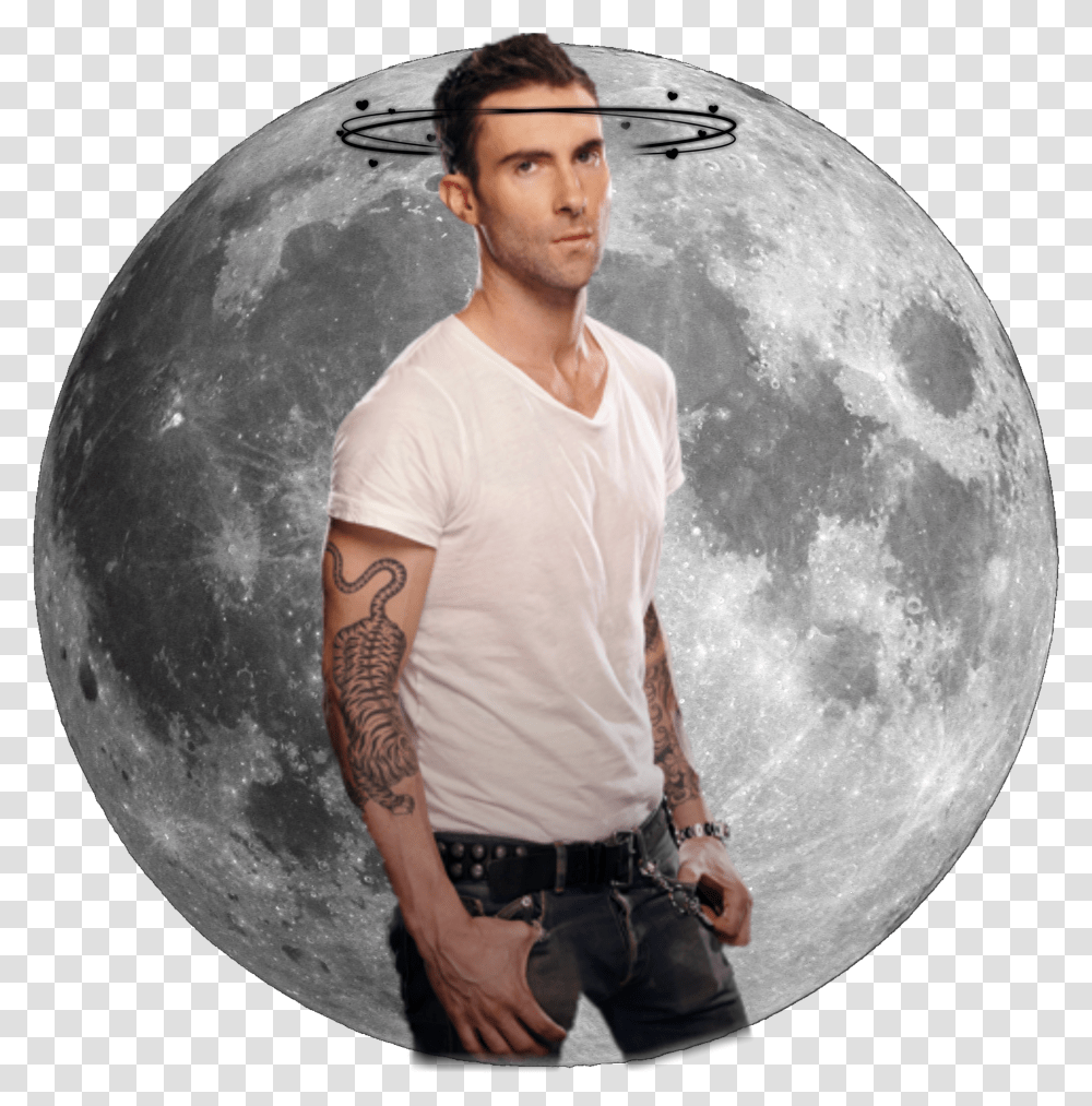 Adam Levine Background Full Moon Transparent Png