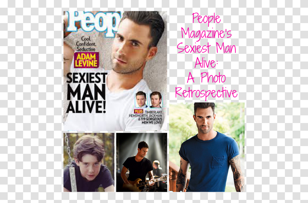 Adam Levine Is People Magazine S Sexiest Man Alive Sexiest Man Alive 2017 List, Person, Human, Guitar, Leisure Activities Transparent Png