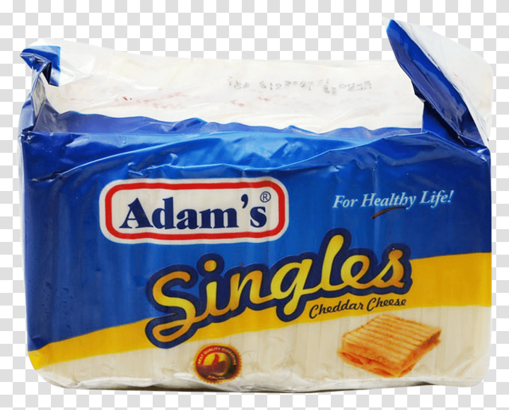 Adam S Singles Cheddar Cheese 1 Kg Bread, Diaper, Food, Plant Transparent Png