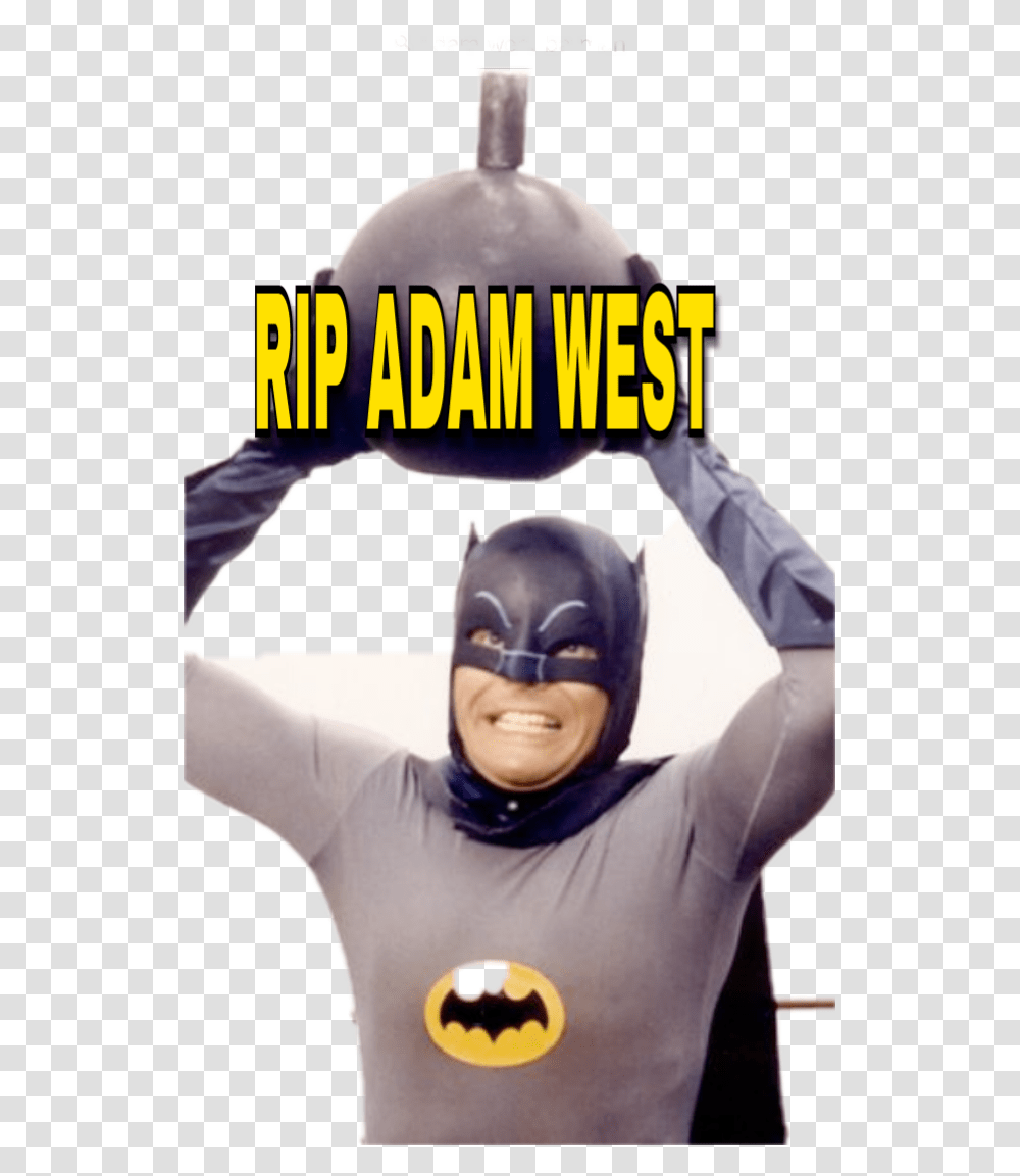 Adam West Batman Mais Louco Que O Batman, Person, Human, Hand Transparent Png