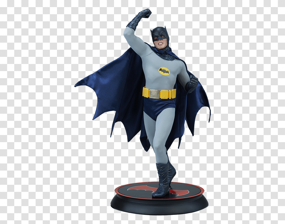 Adam West Batman Statue, Cape, Costume, Person Transparent Png