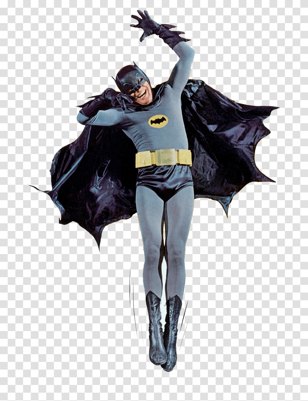 Adam West Batman Suit, Helmet, Apparel, Dance Pose Transparent Png