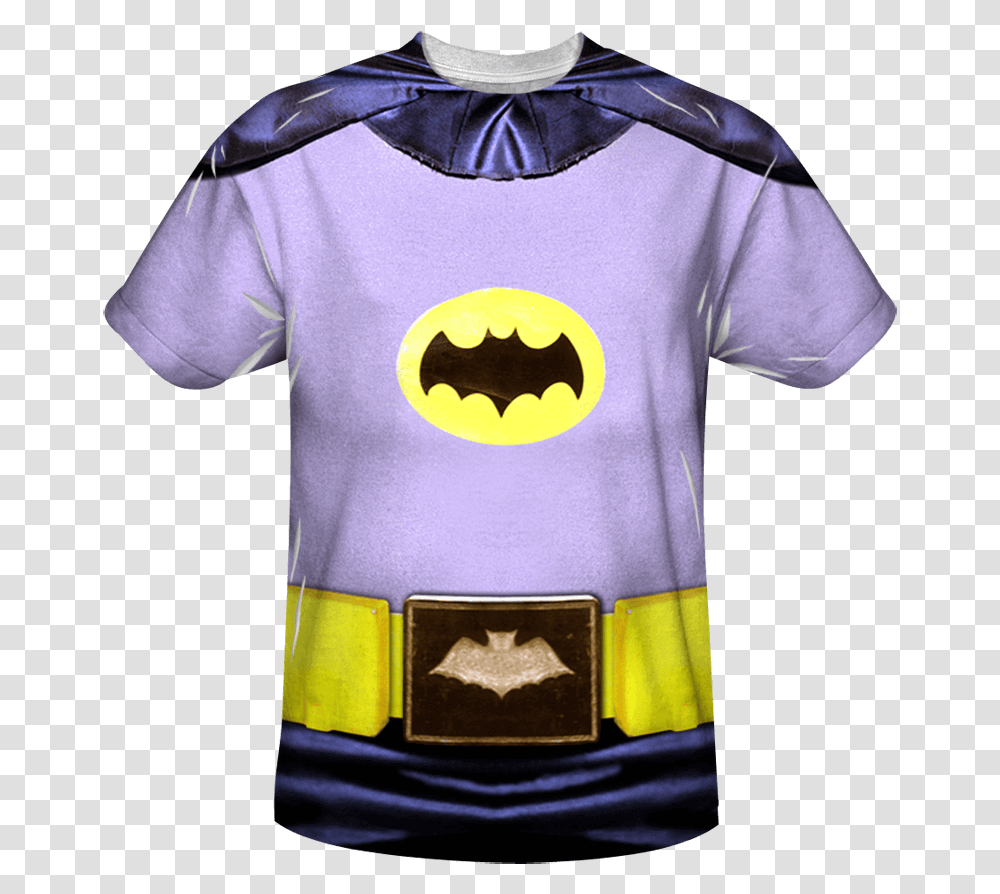 Adam West Batsuit T Shirt, Batman Logo, Apparel Transparent Png