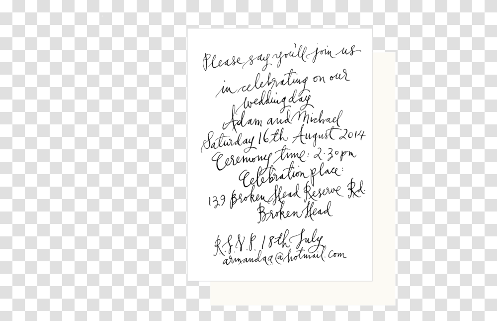 Adamampmichael Semi Cust Mock Up, Handwriting, Letter, Calligraphy Transparent Png
