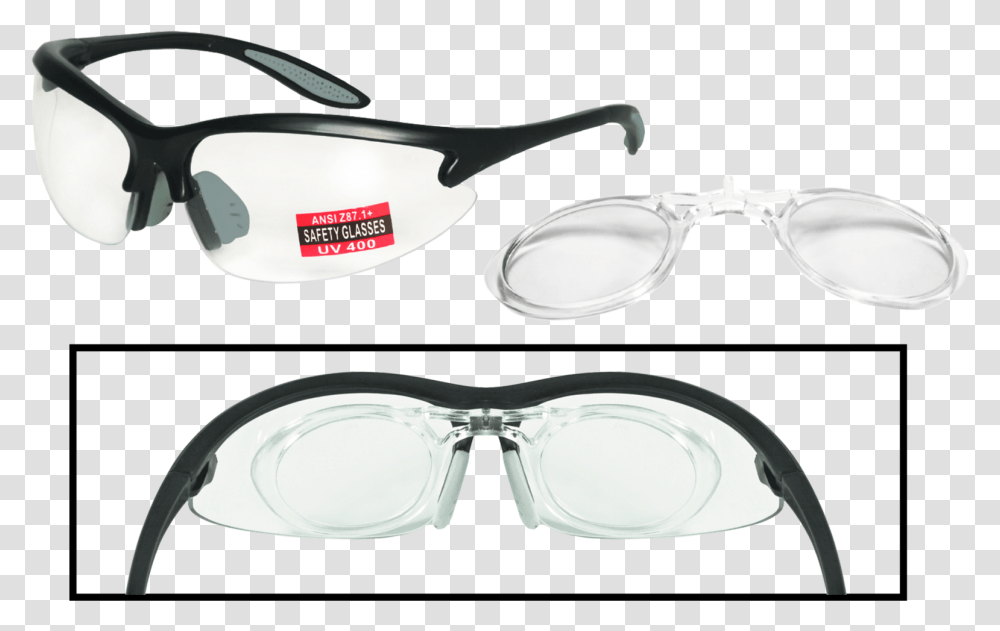 Adaptable Clear Rx Able Safety Glass, Goggles, Accessories, Accessory, Sunglasses Transparent Png