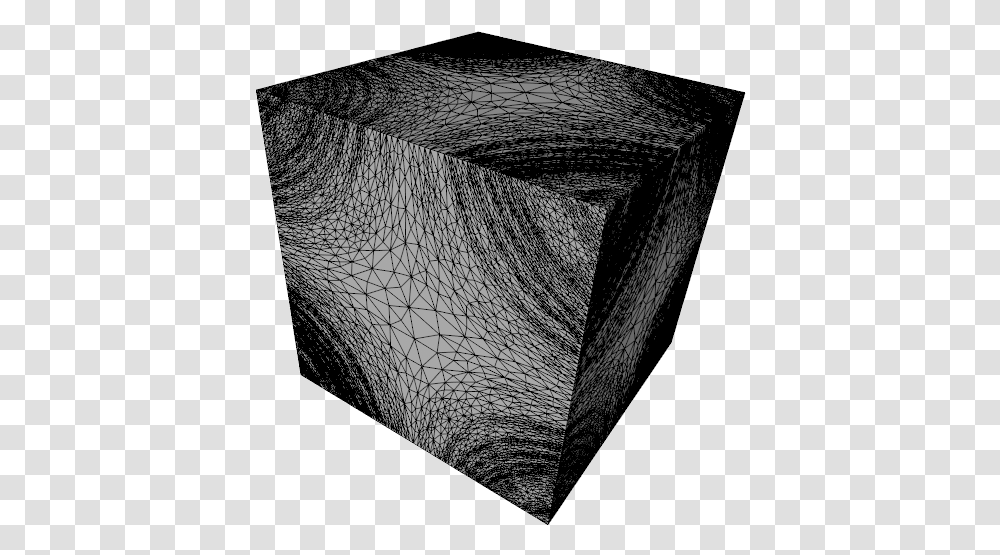 Adapted Cube Mesh Monochrome, Rug, Triangle, Tabletop Transparent Png