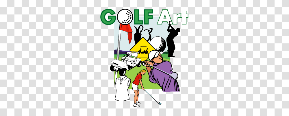 Adart Golf Art Clip Art For Golf Golf Artwork, Person, Advertisement, Poster, Cleaning Transparent Png