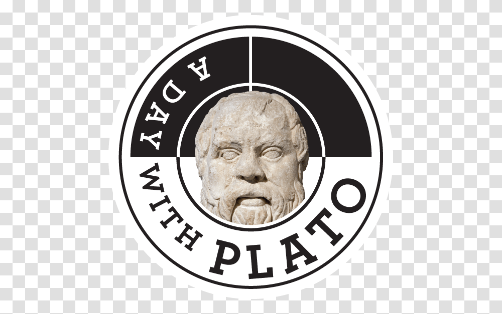 Adaywithplato Icon1onwhite Circle, Person, Coin, Money Transparent Png