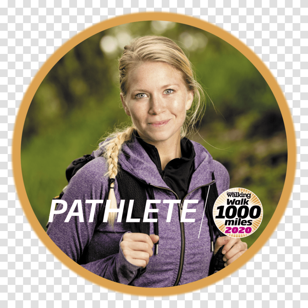Add A Walk1000miles Frame To Your Facebook Profile Pic Girl, Person, Human, Female, Thumbs Up Transparent Png