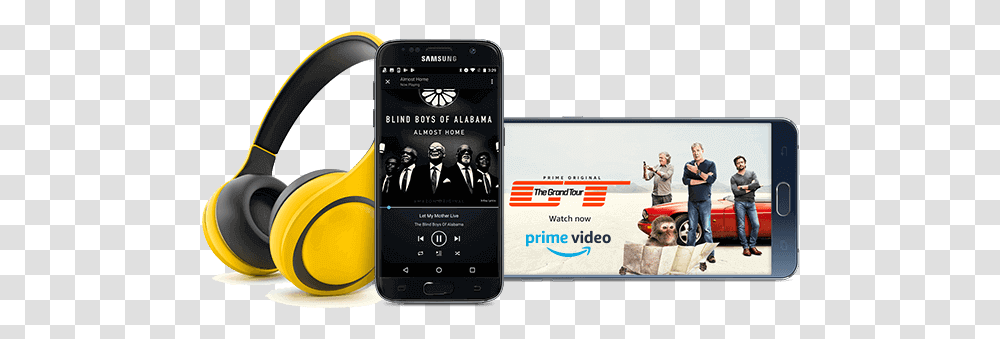 Add Amazon Prime To Your Sprint Phone Service Video Logo, Mobile Phone, Electronics, Cell Phone, Person Transparent Png