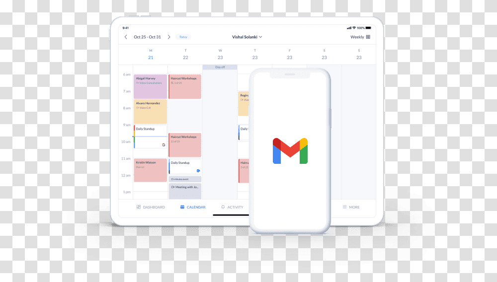 Add Appointments From Gmail To Your Calendar Setmore Google Calendar, Text, Mobile Phone, Electronics, Cell Phone Transparent Png