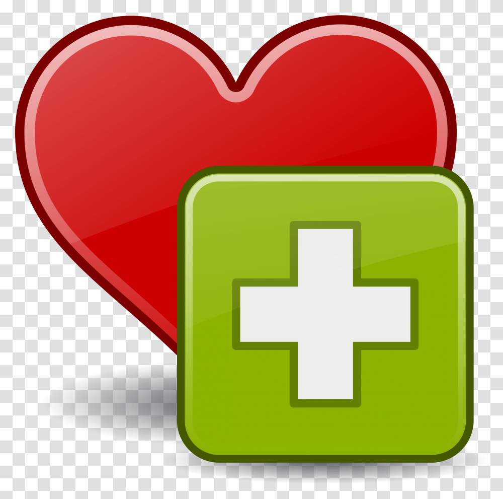 Add Bookmark Icons, First Aid, Heart Transparent Png