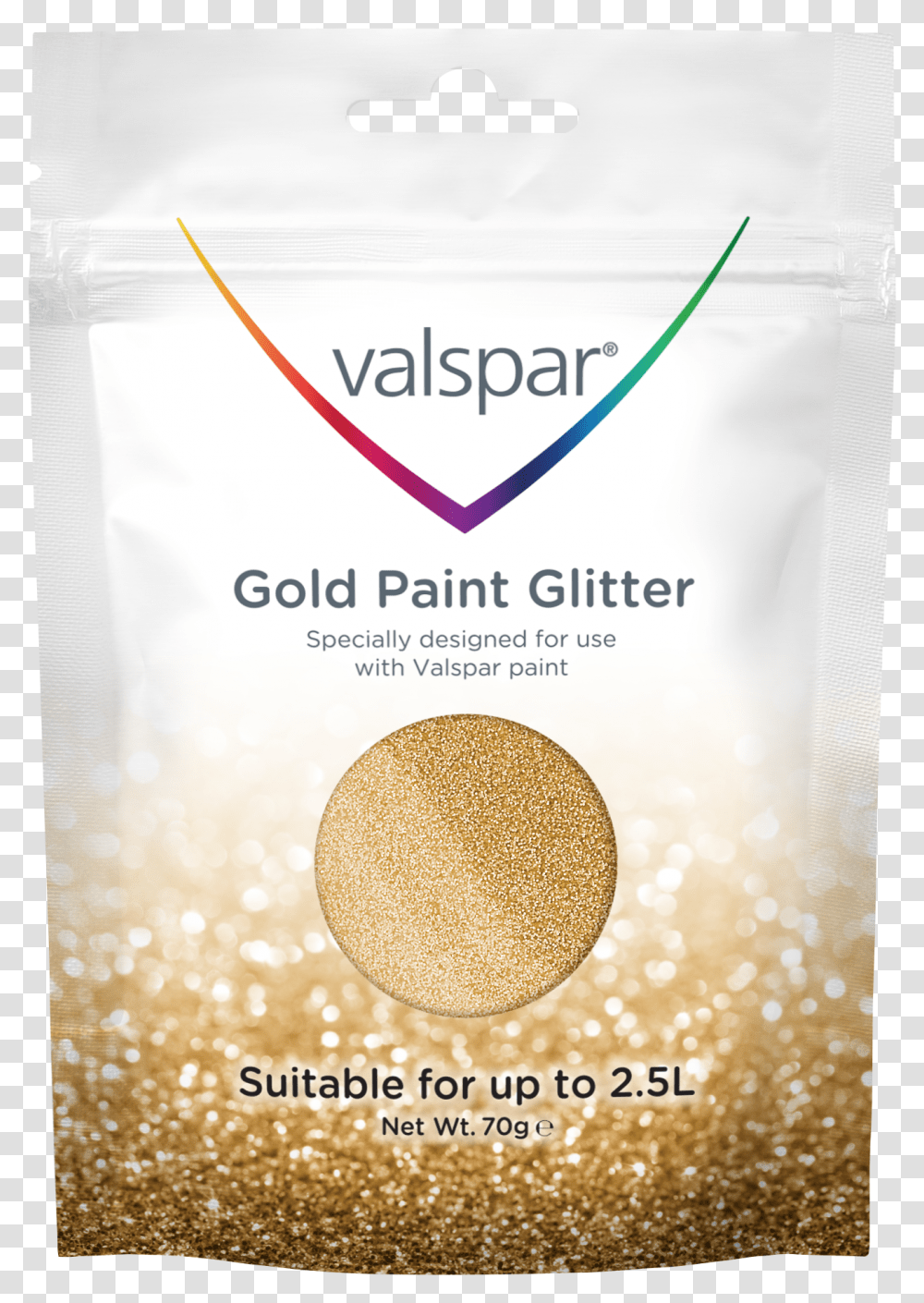 Add Gold Glitter To Your Paint Valspar Uk Valspar Paint Glitter, Advertisement, Food, Poster, Flyer Transparent Png