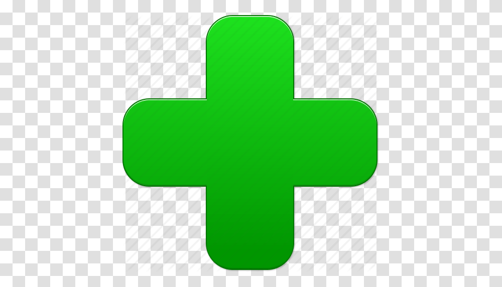 Add Green Cross Health Hospital Medical Symbol New Plus Icon, First Aid, Logo, Trademark, Red Cross Transparent Png