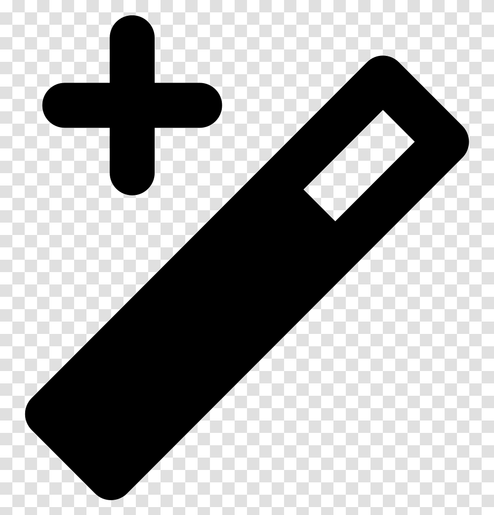 Add Magic Wand Symbol Comments Wand, Whistle, Stencil, Handle Transparent Png