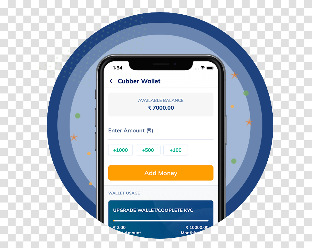 Add Money Wallet With Cubber Click Here Gif, Phone, Electronics, Mobile Phone Transparent Png