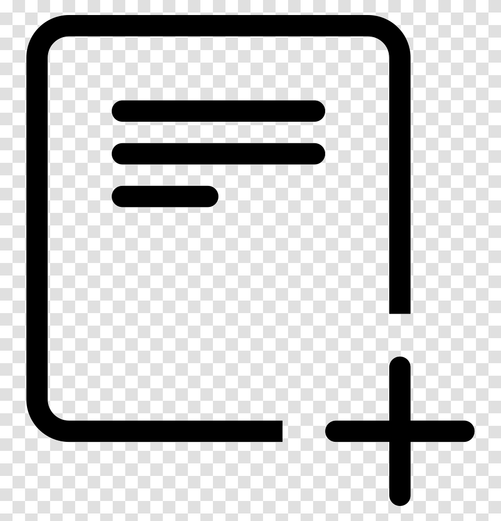 Add Note Add Note Icon, Mailbox, Letterbox, Sign Transparent Png