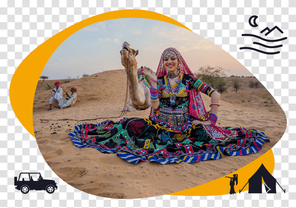 Add Ons For Shiva Camel Safari Things To Do In Rajasthan, Person, Human, Mammal, Animal Transparent Png