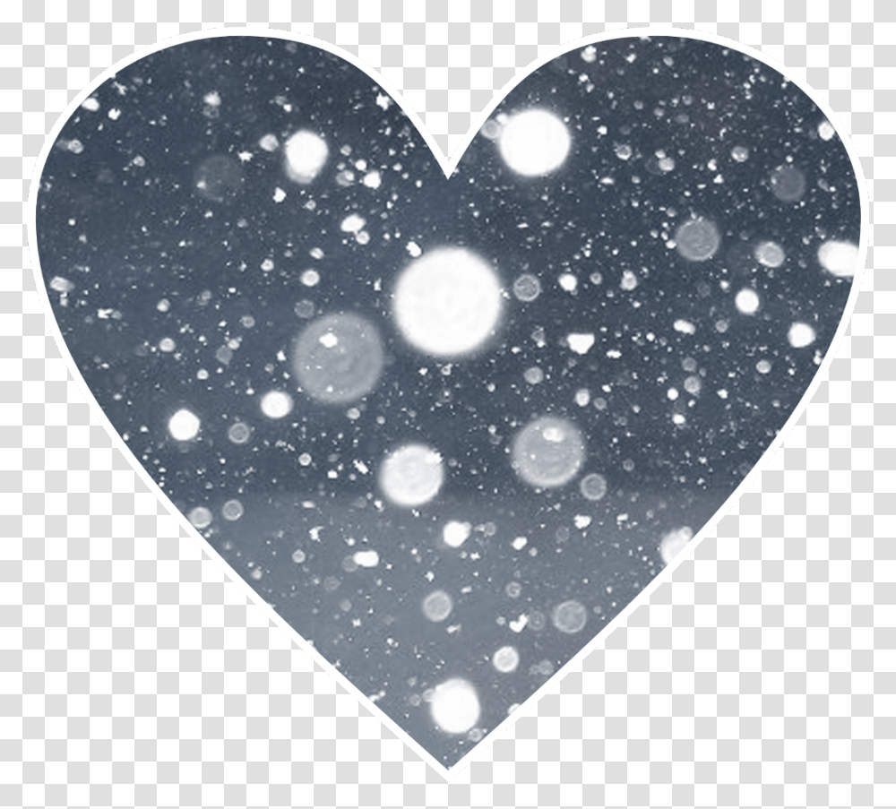 Add This Snow Effect Heart Sticker To Your Wintery For Snapseed Editing Snow, Plectrum, Rug, Light Transparent Png