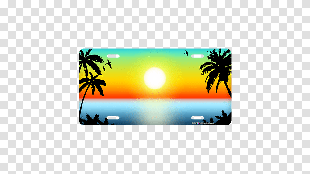 Add Your Own Design License Plate, Palm Tree, Plant, Arecaceae, Tropical Transparent Png
