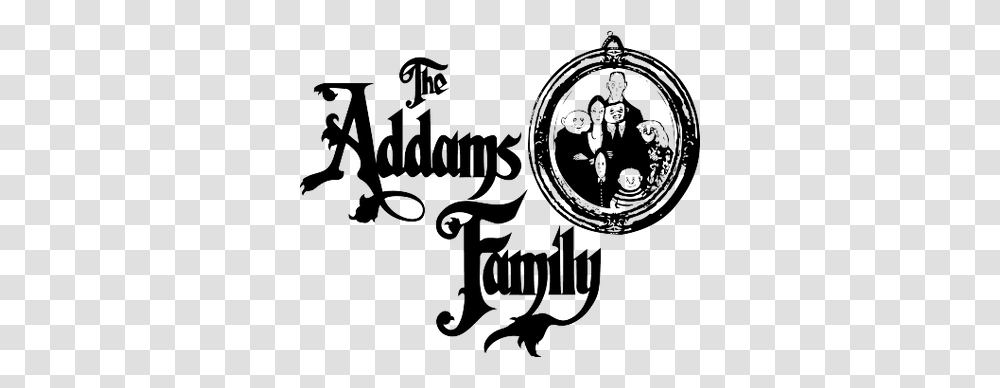 Addams Family Logo Clipart The Addams Family, Text, Symbol, Alphabet, Emblem Transparent Png