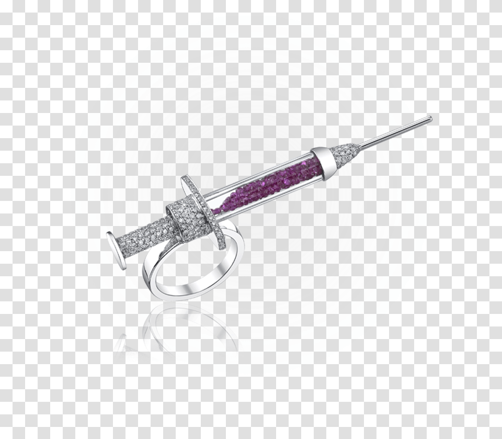 Addiction Collection Syringe Ring Jason Of Beverly Hills Syringe Ring, Injection, Accessories, Accessory, Jewelry Transparent Png