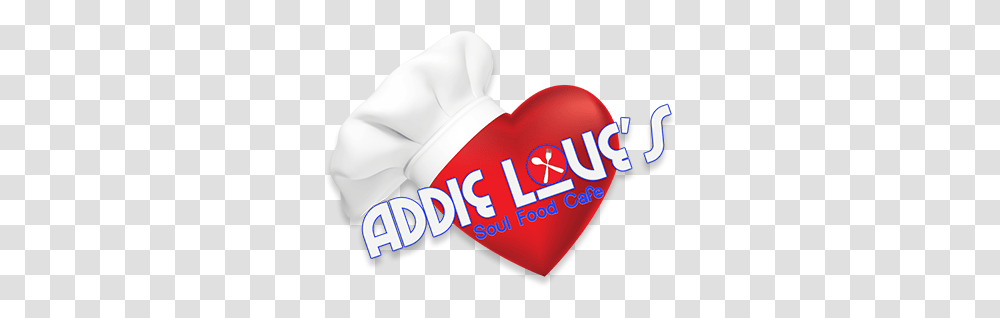 Addie Loves Soulfood Cafe Soul Food Logo, Text, Heart Transparent Png