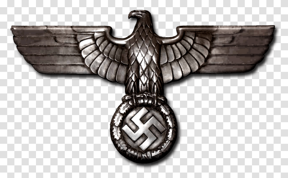 Additionally The Nsdap Changed The Iconography To Make Aquila Nazista, Cross, Logo, Trademark Transparent Png