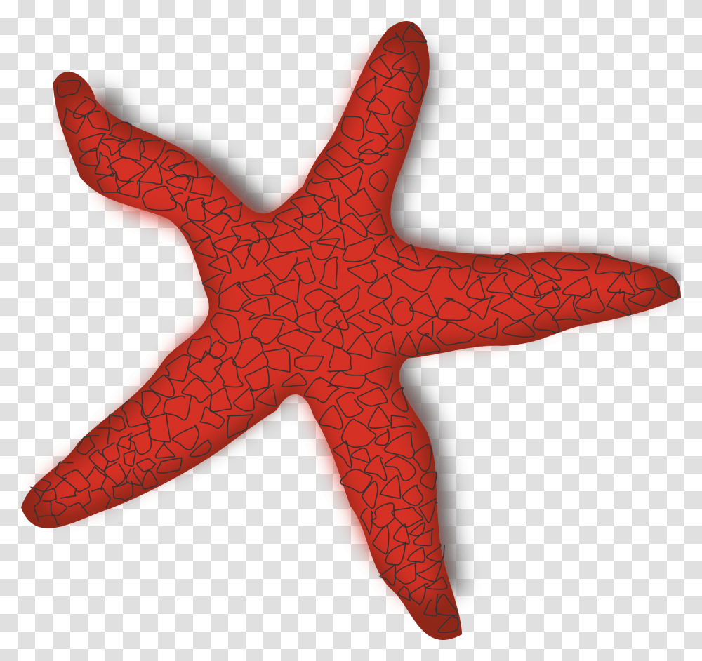 Addon Red Starfish Clip Art Vector Clip Art Starfish Clip Art, Sea Life, Animal, Invertebrate, Blow Dryer Transparent Png