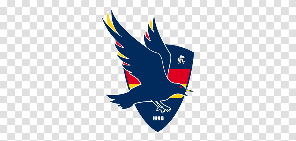 Adelaide Crows Logo 8 Image Emblem, Symbol, Trademark, Bird, Animal Transparent Png