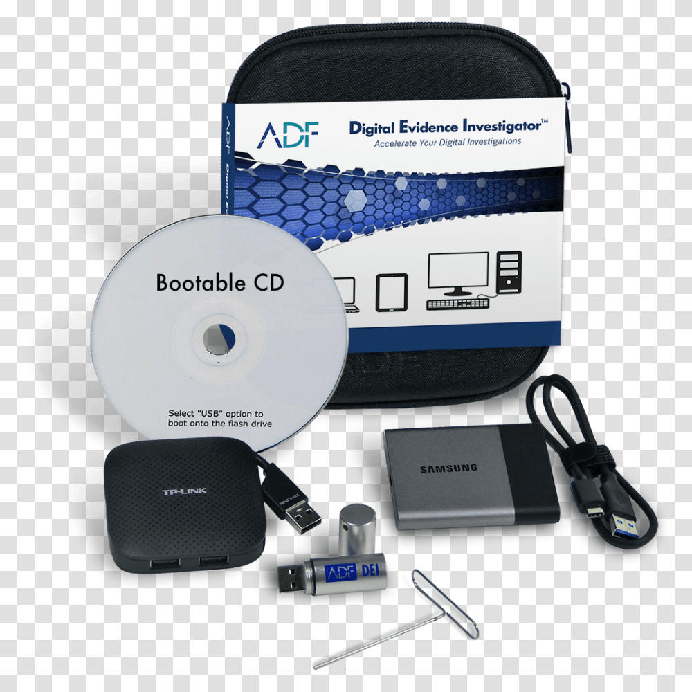 Adf Digital Evidence Investigator, Disk, Dvd, Electronics, Adapter Transparent Png