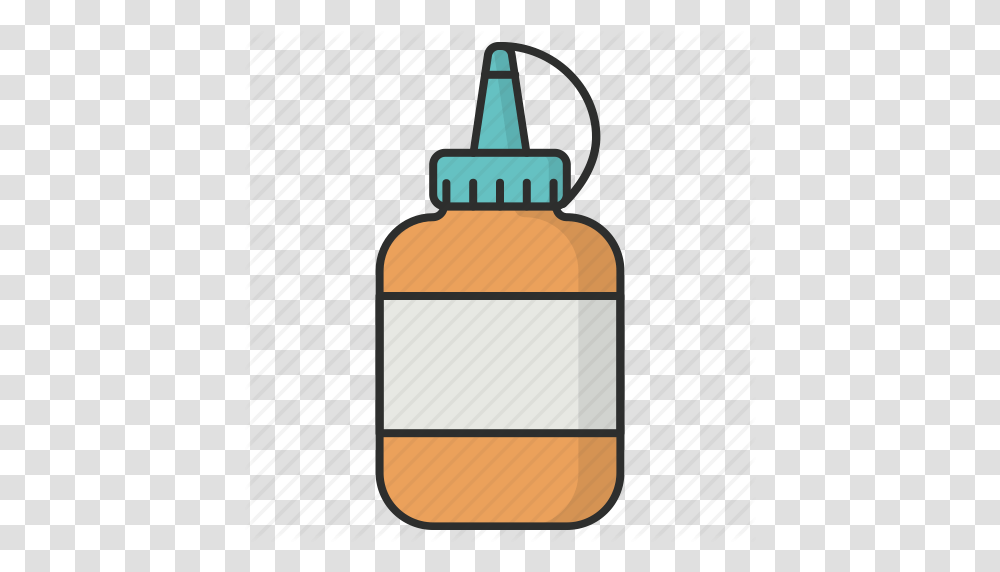 Adhesive Classroom Glue Glue Bottle Stationery Glue Tool Icon, Cylinder, Jar, Medication, Jug Transparent Png