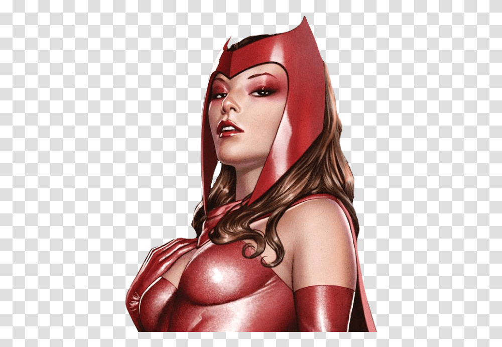 Adi Granov Scarlet Witch, Costume, Head, Person, Human Transparent Png