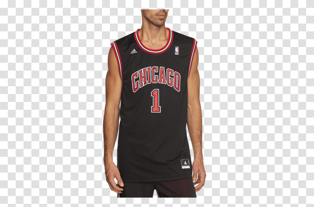 Adidas Chicago Bulls Derrick Rose Chicago Basketball Jersey Adidas, Clothing, Apparel, Shirt, T-Shirt Transparent Png